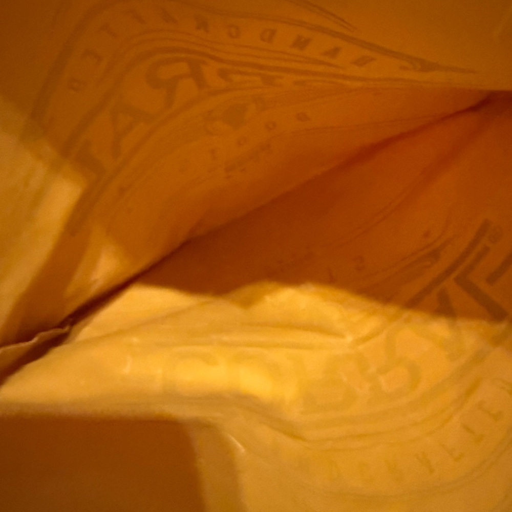 Corral Handcrafted Mustard Tote Bag - Picture 2 of 6
